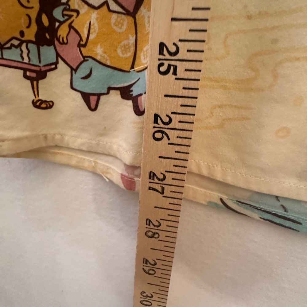 SpongeBob SquarePants Patrick Tropical Beach Hawaiian Button Down Shirt Mens L - Picture 3 of 4